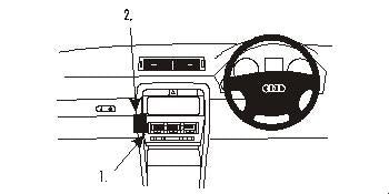 Brodit ProClip 653092 - Audi A4 Cabriolet 2002-2007