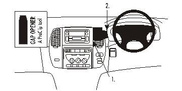 Brodit ProClip 653161 - Toyota LandCruiser 100 2002-2007