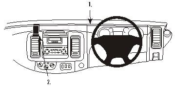Brodit ProClip 653199 - Nissan Primastar 2002-2010