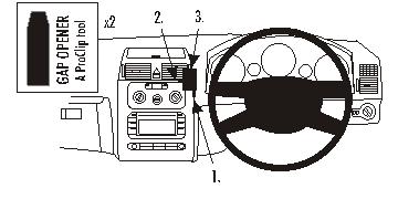 Brodit ProClip 653267 - Volkswagen Touran 2003-2015