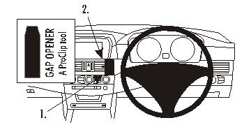 Brodit ProClip 653281 - BMW 5-Serie M5 E60, E61 2004-2010
