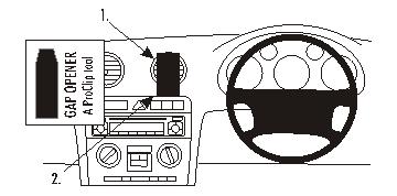 Brodit ProClip 653296 - Audi A3 2003-2006