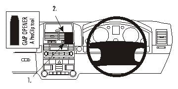 Brodit ProClip 653298 - Volkswagen Touareg 2003-2009