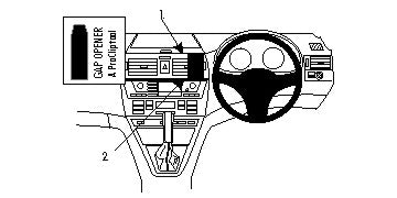 Brodit ProClip 653407 - BMW X3 2004-2010