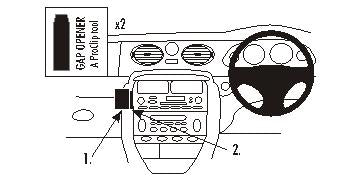 Brodit ProClip 653424 - MG 75 1999-2005