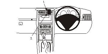Brodit ProClip 653431 - Peugeot 407 2004-2010