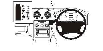 Brodit ProClip 653435 - Volkswagen Caddy 2004-2015