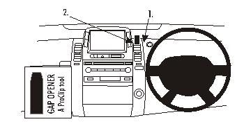 Brodit ProClip 653437 - Toyota Prius 2004-2009