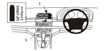 Brodit ProClip 653463 - BMW X5 2000-2006