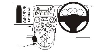 Brodit ProClip 653494 - Fiat Panda 2004-2007