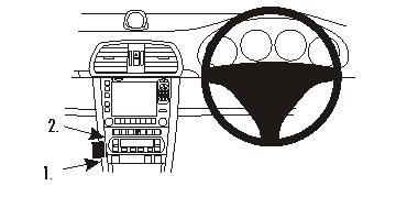 Brodit ProClip 653540 - Porsche 911 2004-2012