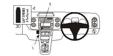 Brodit ProClip 653610 - Volkswagen Golf Plus 2005-2009