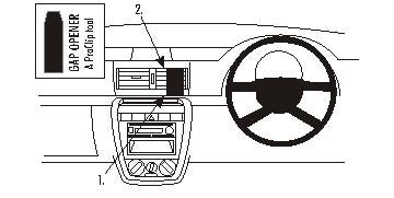 Brodit ProClip 653620 - Volkswagen Fox 2005-2011