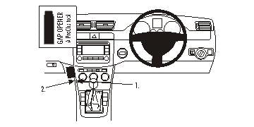 Brodit ProClip 653652 - Volkswagen Passat 2009-2017