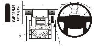 Brodit ProClip 653665 - Land Rover Range Rover Sport 2005-2009