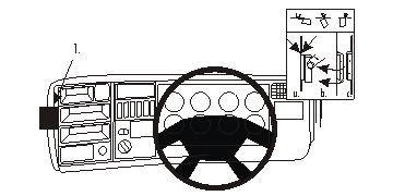 Brodit ProClip 653673 - Scania P-series 2005-2017