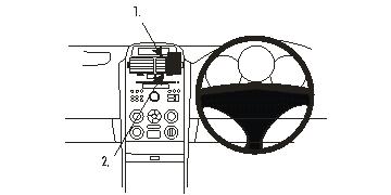Brodit ProClip 653676 - Suzuki Grand Vitara 2005-2015
