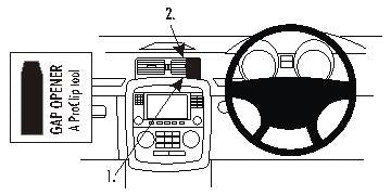 Brodit ProClip 653680 - Mercedes-Benz R-Class 2006-2014