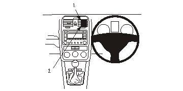 Brodit ProClip 653689 - Volkswagen Golf V 2006-2010