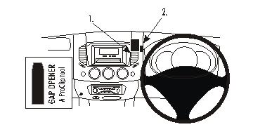Brodit ProClip 653712 - Mitsubishi L200 2006-2015