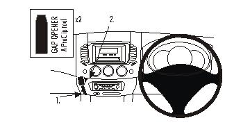 Brodit ProClip 653713 - Mitsubishi L200 2006-2009