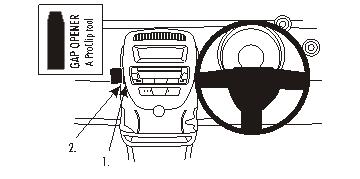 Brodit ProClip 653717 - Citroen 107 2006-2014