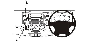 Brodit ProClip 653722 - Toyota HiLux 2006-2011