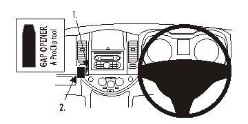 Brodit ProClip 653736 - Nissan Note 2006-2012