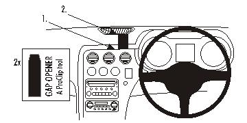 Brodit ProClip 653743 - Alfa Romeo 159 2006-2013