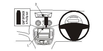 Brodit ProClip 653750 - Citroen C2 2006-2009