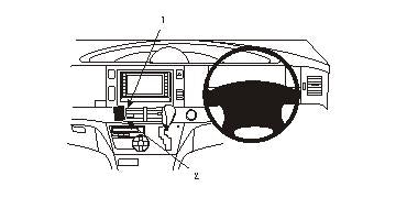 Brodit ProClip 653771 - Toyota Tarago 2006-2016