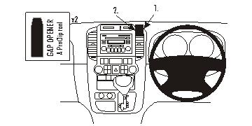 Brodit ProClip 653828 - Kia Carnival 2006-2014