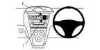 Brodit ProClip 653835 - Toyota Yaris 4-doors 2007-2011