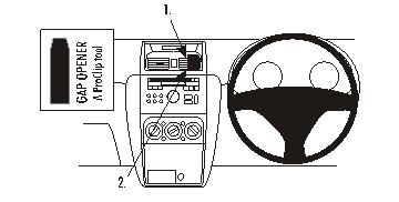 Brodit ProClip 653883 - Fiat SX4 2007-2010