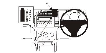 Brodit ProClip 653901 - Saab 9-3 2007-2011