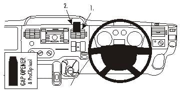 Brodit ProClip 653904 - Ford Transit 2007-2013