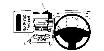 Brodit ProClip 653919 - Nissan Tiida 2005-2011