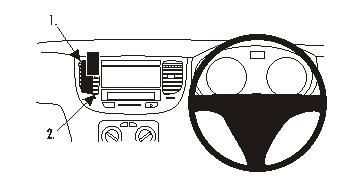 Brodit ProClip 653964 - Kia Rio 2006-2011