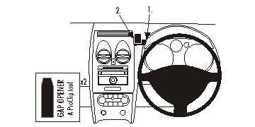 Brodit ProClip 653965 - Nissan Dualis 2007-2015