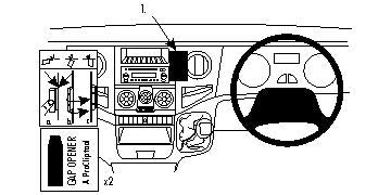 Brodit ProClip 653968 - Iveco Daily 2006-2014