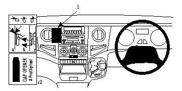 Brodit ProClip 653969 - Iveco Daily 2006-2014