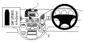 Brodit ProClip 653980 - Mercedes-Benz Sprinter 2000-2006