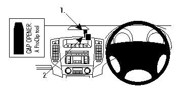 Brodit ProClip 653981 - Mitsubishi Pajero 2007-2019