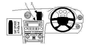 Brodit ProClip 653989 - Audi A3 2007-2013