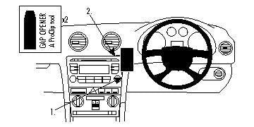 Brodit ProClip 653990 - Audi A3 2007-2013