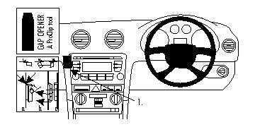 Brodit ProClip 653991 - Audi A3 2007-2013