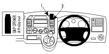 Brodit ProClip 653992 - Volkswagen Caravelle 2003-2009