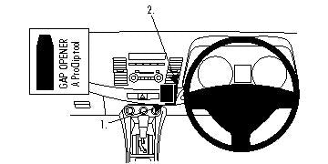 Brodit ProClip 654051 - Mitsubishi Lancer 2008-2017