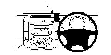 Brodit ProClip 654058 - Mazda BT 50 2007-2012