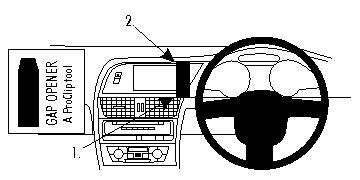 Brodit ProClip 654062 - Audi A4 Avant 2007-2009